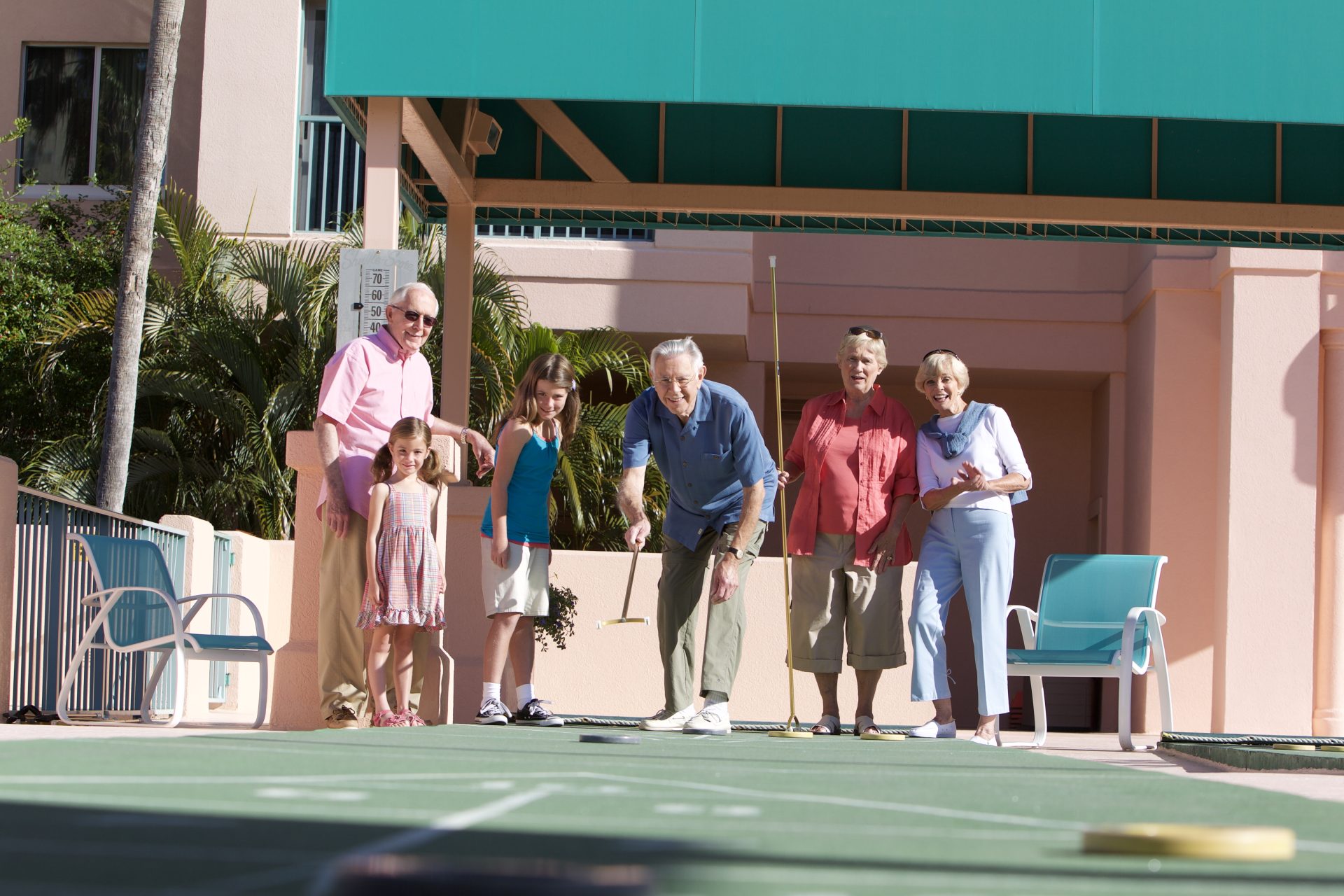 Seniors and Children Playing Games
