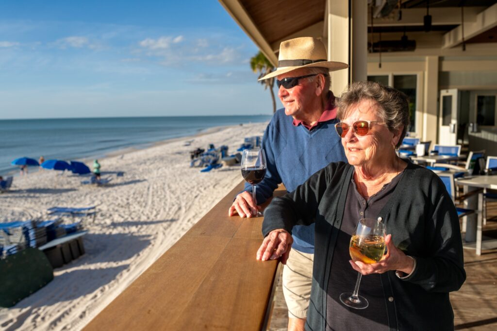 Beach at Pelican Bay with Gulf of Mexico views