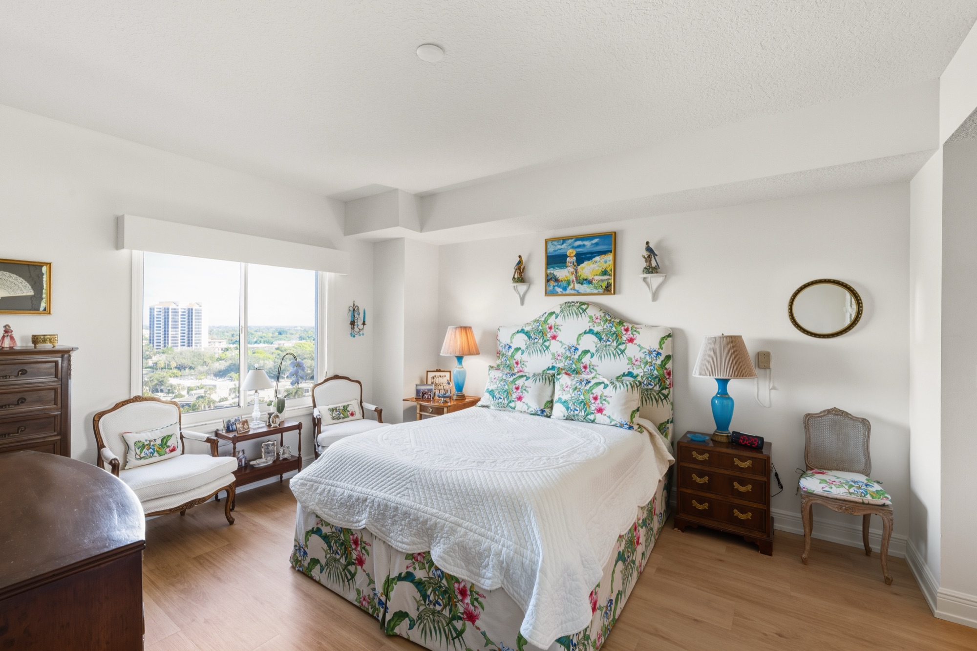 Spacious bedroom in a residence at The Glenview