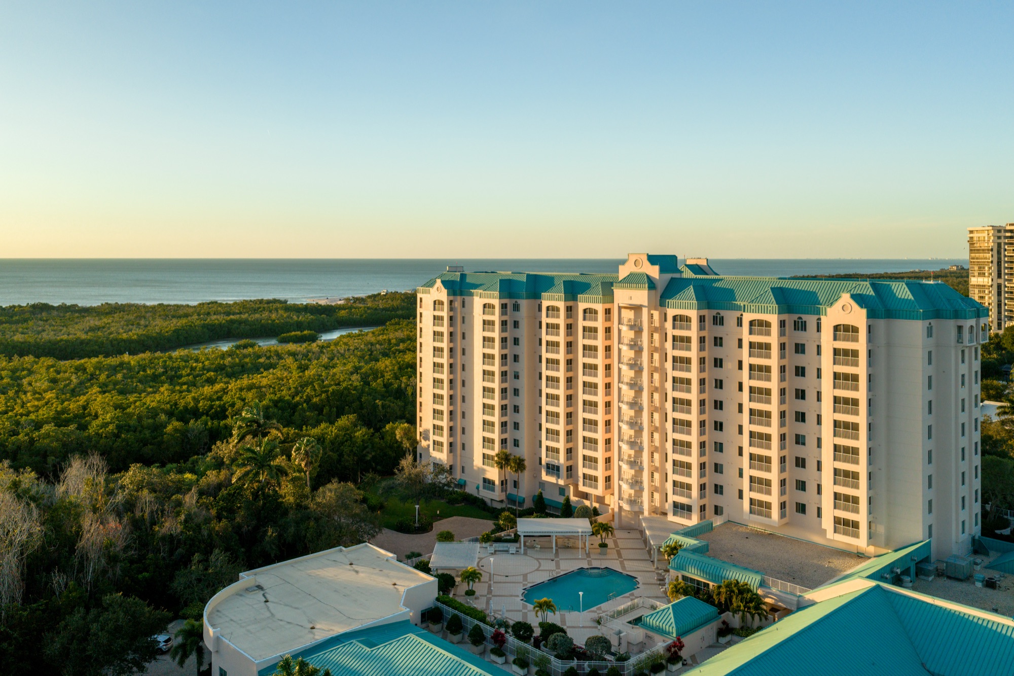 The Glenview building exterior at Pelican Bay