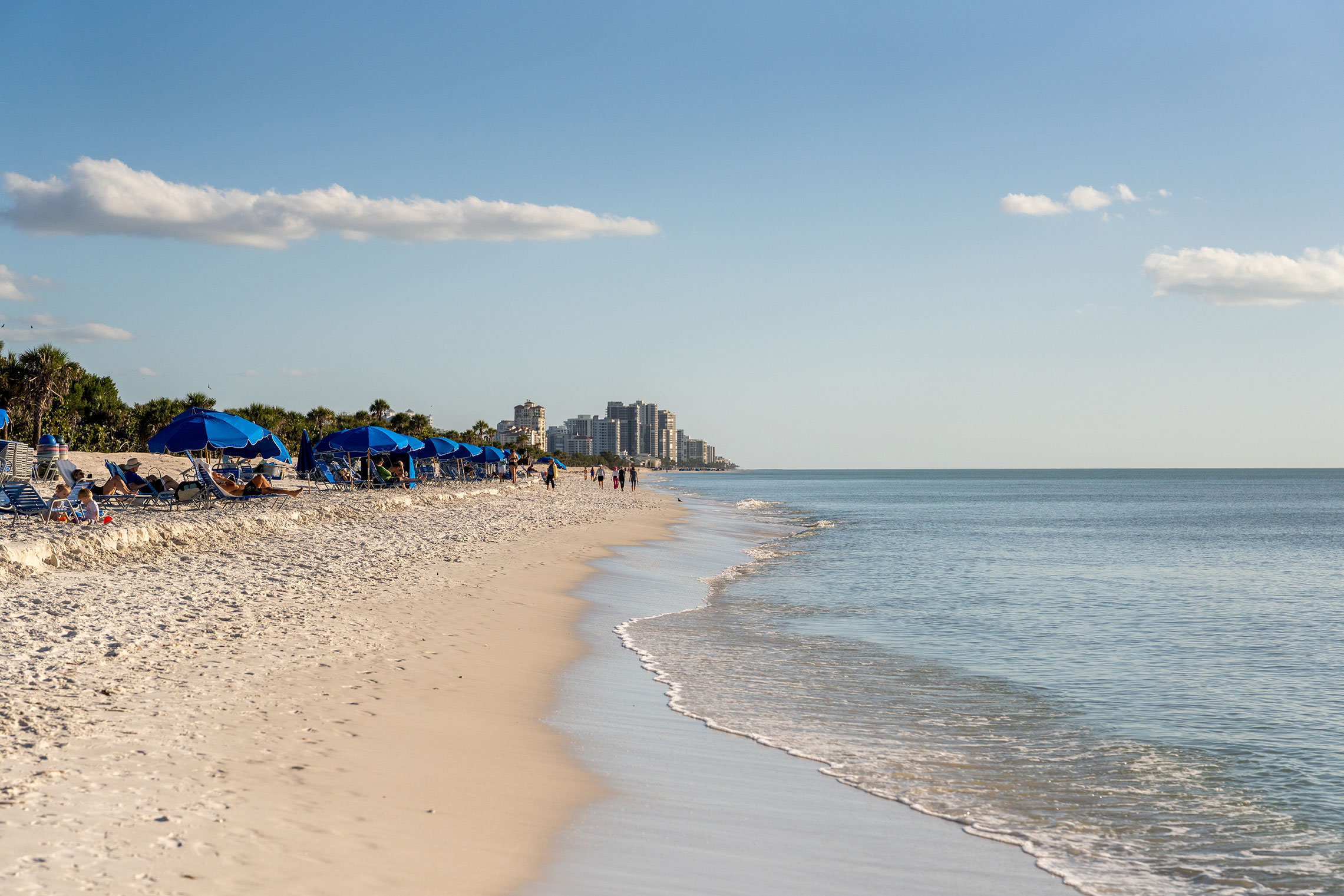 Beach view at Pelican Bay near The Glenview